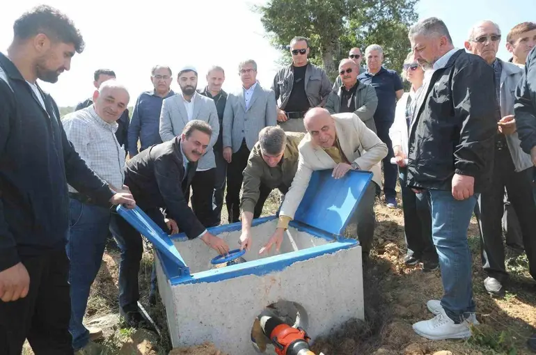 Beldağ köyüne basınçlı sulama tesisi
