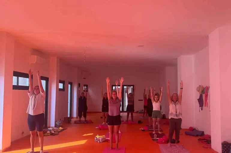 Bodrum Belediyesinin pilates dersleri devam ediyor
