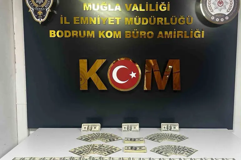 Bodrum’da sahte dolar operasyonu: 46 bin 200 dolar ele geçirildi
