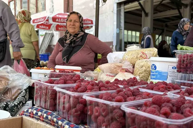 Bolu’da köylüler hem üretiyor hem satıyor
