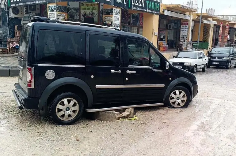 Buldan’da önlemsiz yol çalışması kazaya davetiye çıkarıyor
