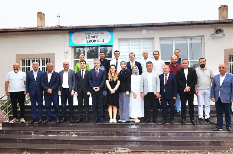 Bünyan’da yeni eğitim öğretim yılı ziyareti
