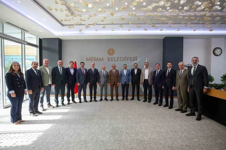 Bursa heyeti tecrübe paylaşımı için Meram’da
