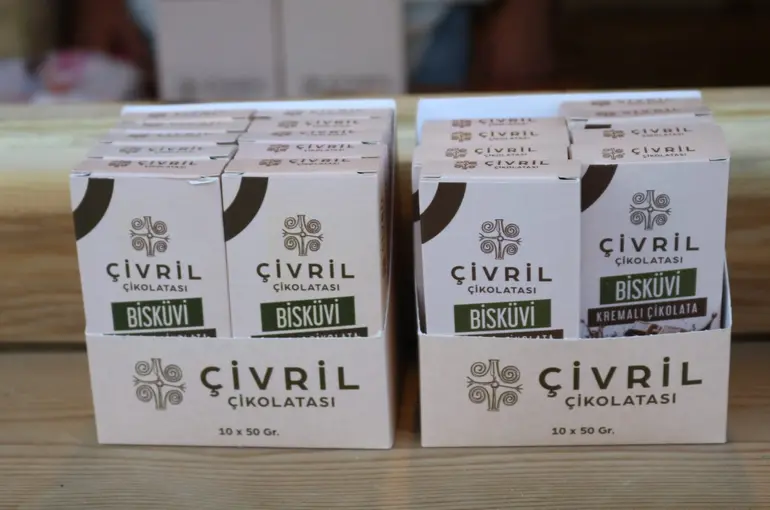 Çivril’in tarımsal ürünleri çikolataya dönüştü
