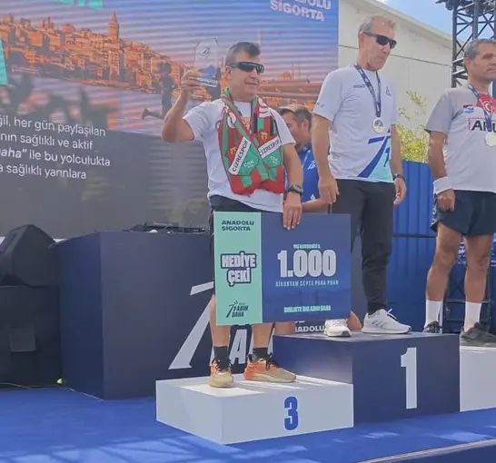 Cizreli sporcu, ’Bir Adım Daha’ koşusunda 3. oldu
