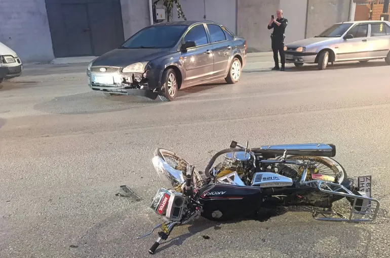 Çorum’da otomobil ile motosiklet çarpıştı: 1 yaralı
