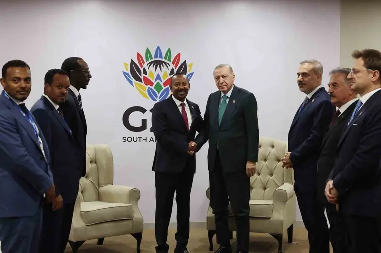 Cumhurbaşkanı Erdoğan, Etiyopya Başbakanı  Ali’yi kabul etti
