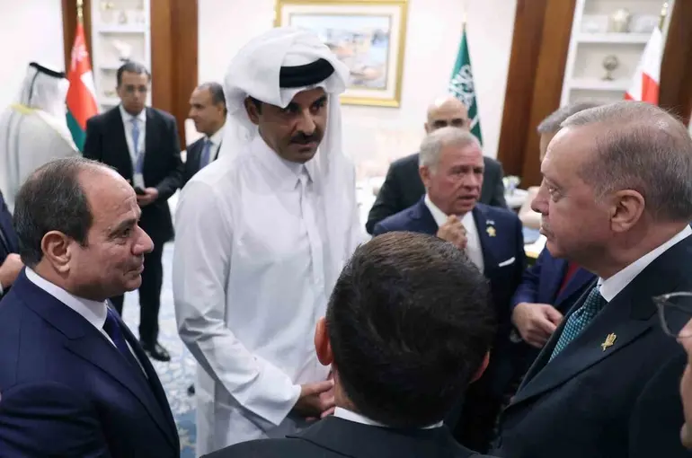 Cumhurbaşkanı Erdoğan, Katar Emiri El Sani ile görüştü
