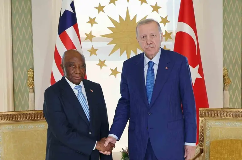 Cumhurbaşkanı Erdoğan, Liberya Cumhurbaşkanı Boakai ile görüştü
