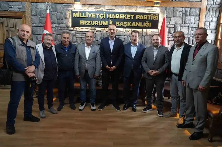 DAGC’den MHP Erzurum İl Başkanı Yurdagül’e ziyaret
