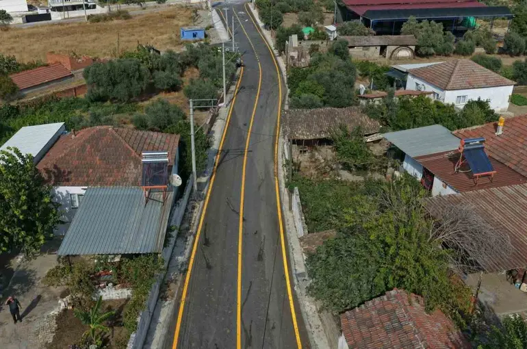 Dereköy’de ulaşım konforunu artıracak çalışma tamamlandı
