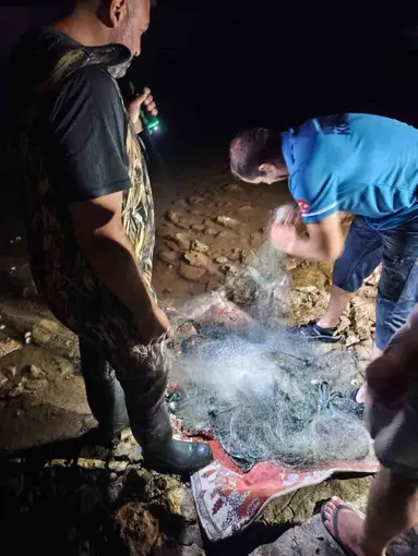 Didim’de sahipsiz balık ağlarına el konuldu
