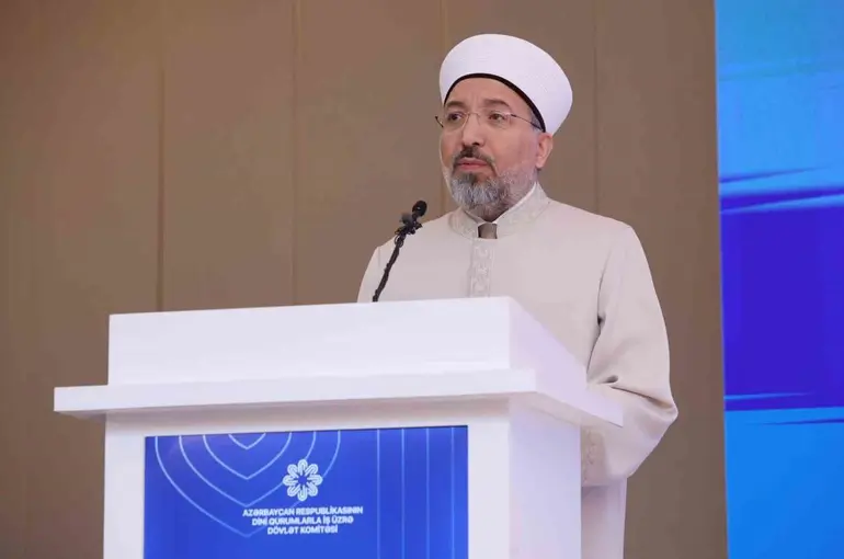 Diyanet İşleri Başkanı Arpaguş: "Müslüman, tüm insanların hak ve özgürlüklerini mukaddes bilir"
