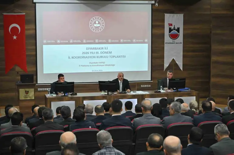 Diyarbakır’da 2026 yılı 3. dönem İl Koordinasyon Kurulu toplantısı
