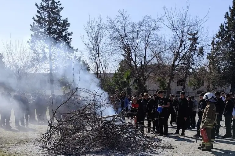 Dörtyol’da öğrencilere yangın eğitimi verildi
