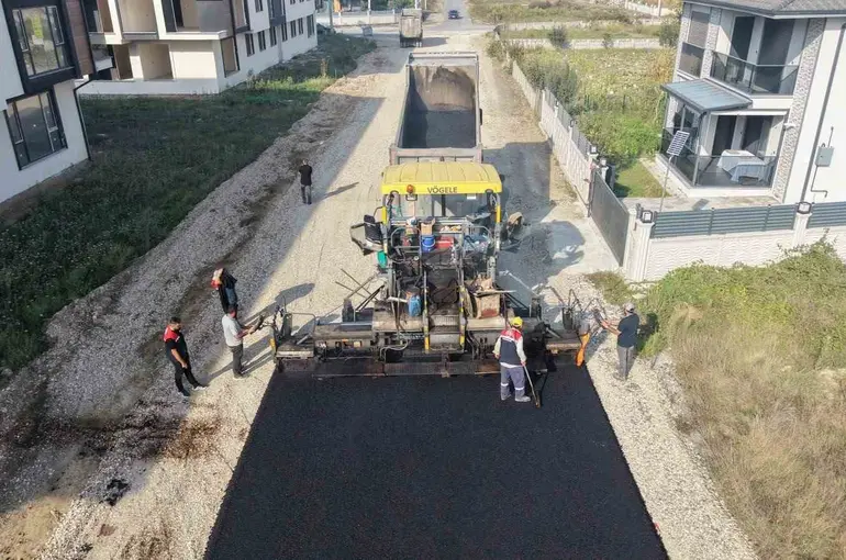 Düzce’de asfalt çalışmaları hız kazandı
