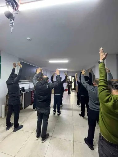 Düzce’de esnafa sabah sporu
