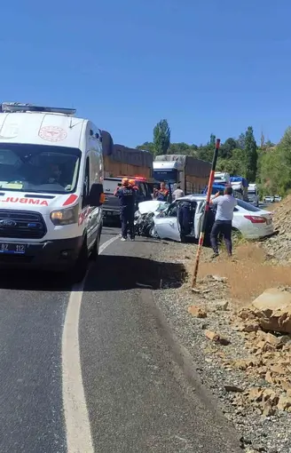 Elazığ’da trafik kazası: 1 yaralı
