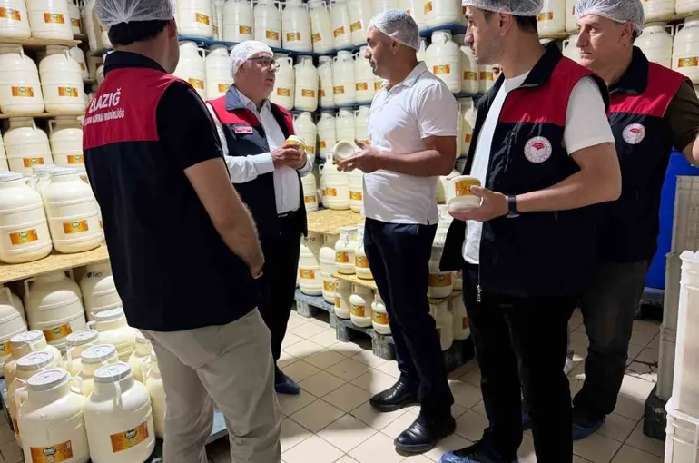 Elazığ’da tulum peynirinde üretim süreci yerinde incelendi
