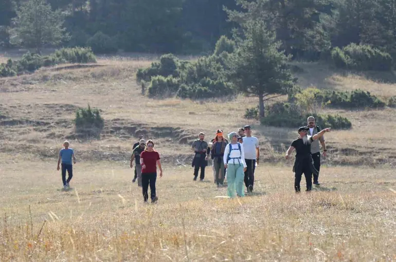 Erzurum’da doğanın kalbinde 15 kilometrelik yürüyüş
