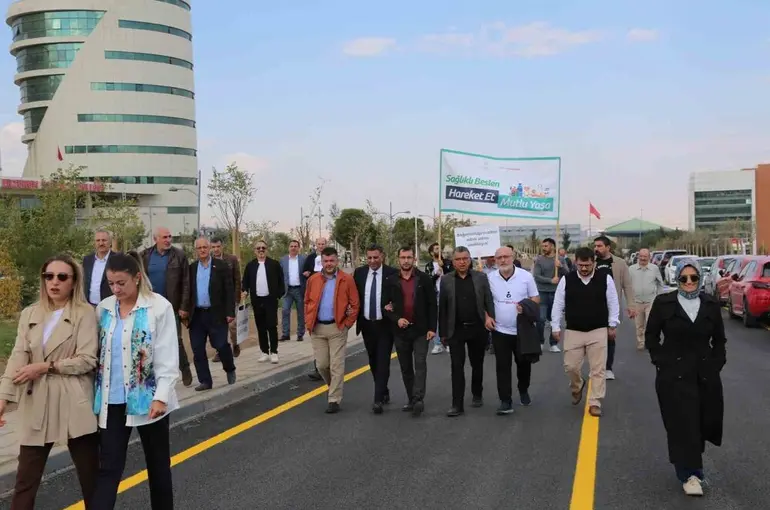 Erzurum’da sağlıklı yaşam mesajı

