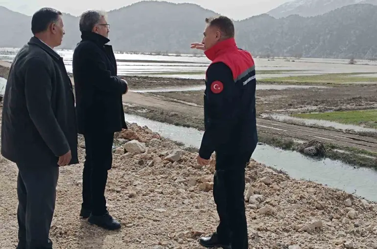 Gembos Ovası’nda taşkın sonrası inceleme
