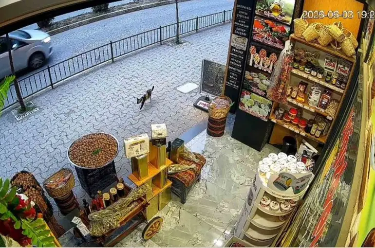 Giresun’da kedinin devirdiği çuvaldaki cevizleri yoldan geçen vatandaşlar topladı
