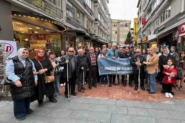 Görme engellilerden ’erişilebilirlik’ çağrısı
