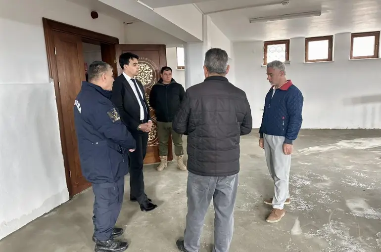 Günyurdu köyü camisinde restorasyon ve bakım çalışmaları
