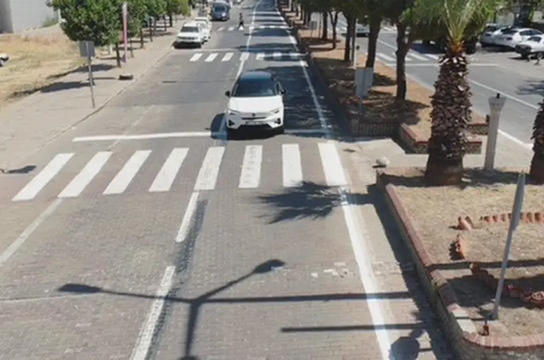 Güzelçamlı’da trafiğe hava denetimi
