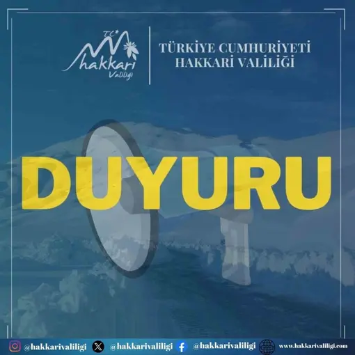 Hakkari-Van kara yolu gece kapalı olacak
