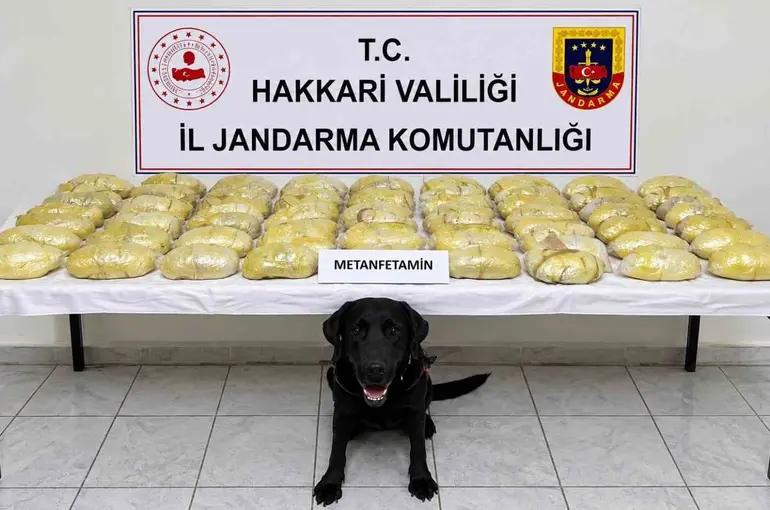 Hakkâri’de 21 kilo 700 gram metamfetamin ele geçirildi
