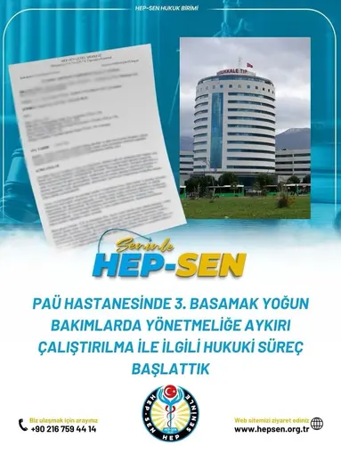 Hemşireler PAÜ Hastanesi’ne mevzuata aykırılık davası açtı
