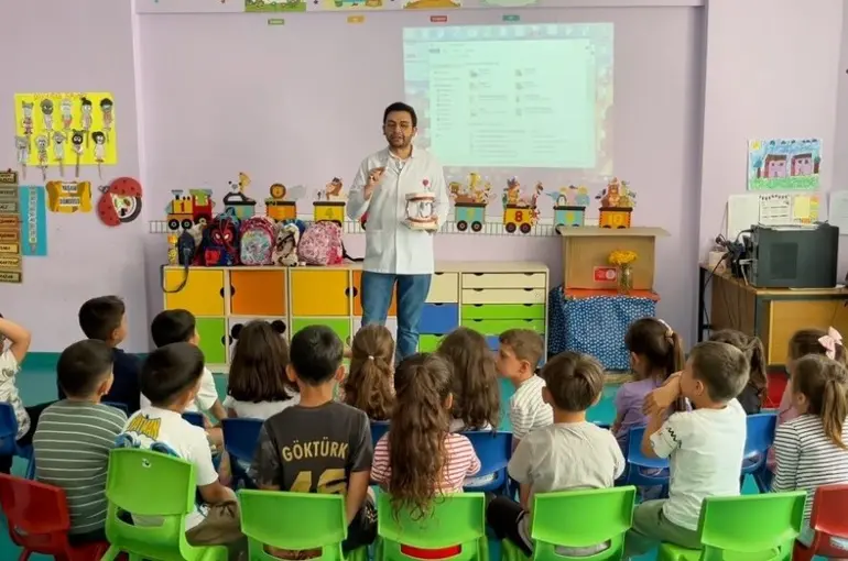 Hozat’ta miniklere sağlık eğitimi verildi
