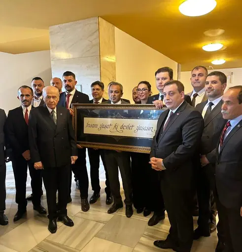 İl Başkanından Bahçeli’ye ziyaret
