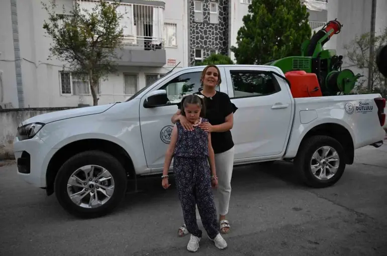 İlaçlama aracına uzanan hayal gerçek oldu
