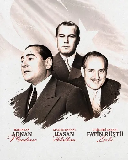 İletişim Başkanı Duran: "Başbakan Adnan Menderes’i, Dışişleri Bakanı Fatin Rüştü Zorlu’yu ve Maliye Bakanı Hasan Polatkan’ı rahmetle yad ediyorum"
