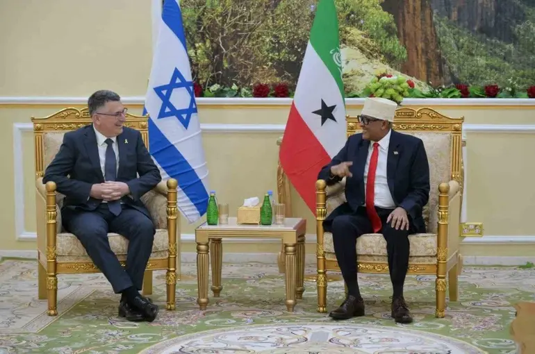 İsrail Dışişleri Bakanı Saar’dan Somaliland’a ziyaret
