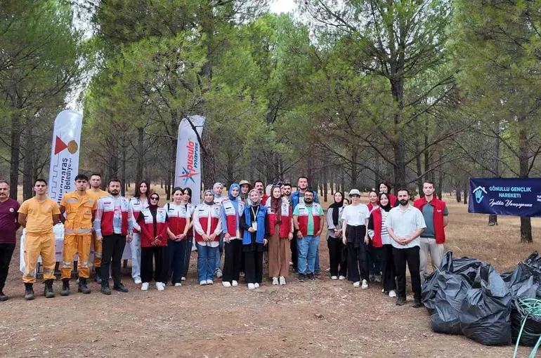 Kahramanmaraş Kapıçam Tabiat Parkı’nda çevre temizliği
