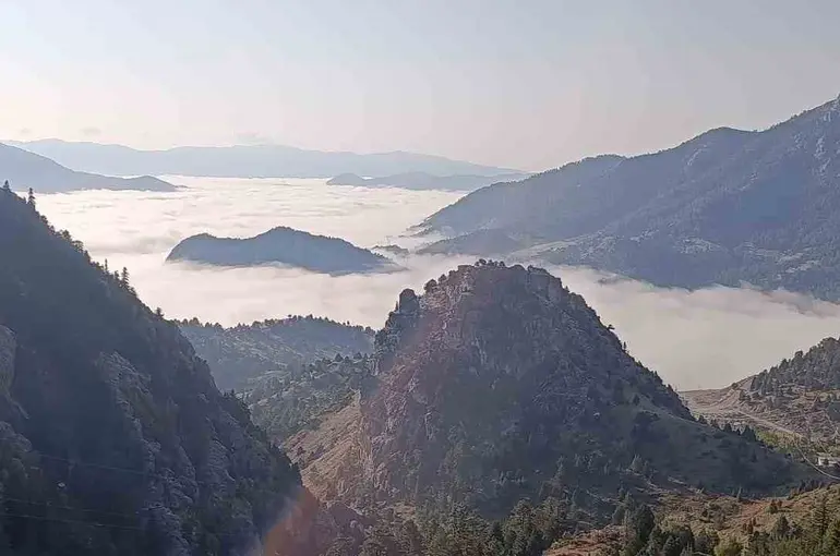 Kahramanmaraş’ta sis denizi oluştu

