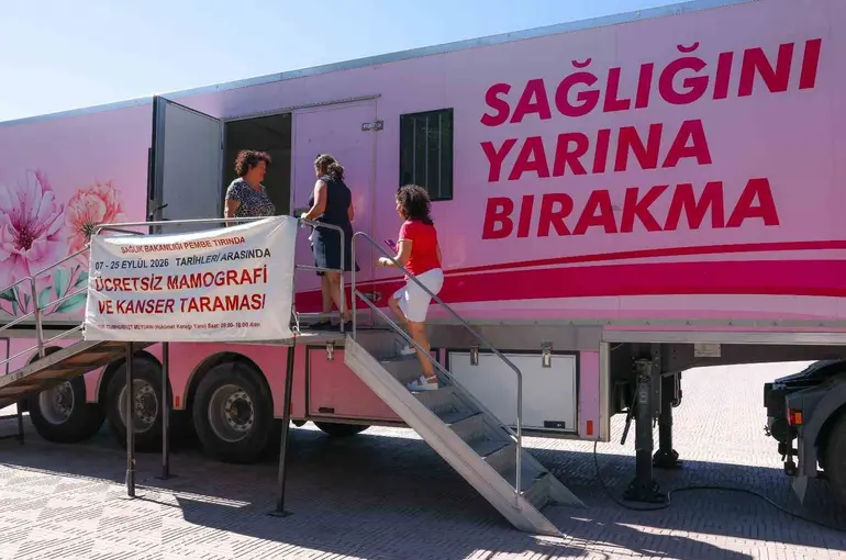 Kanser tarama aracı "Pembe Prenses" Aliağa’da
