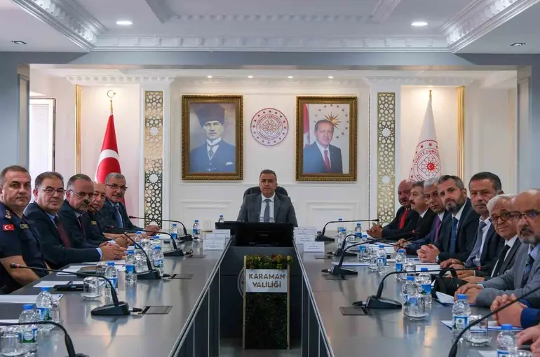 Karaman’da üniversite güvenliği için toplantı düzenlendi
