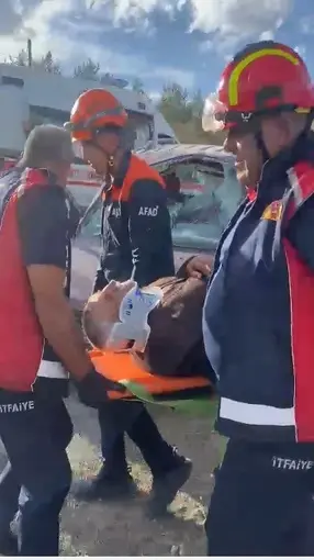 Kars’ta trafik kazası: 2 yaralı
