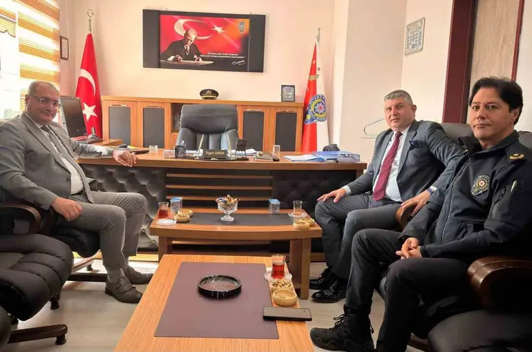 Kaymakam Arıkan’dan, Tayyar Arıkan’a ziyaret
