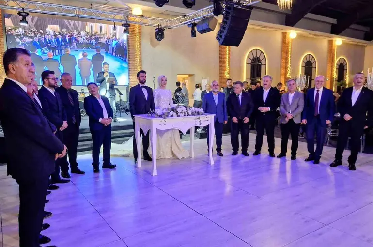 Kayseri protokolü, Ejder ve Dağ ailelerinin mutlu gününde buluştu
