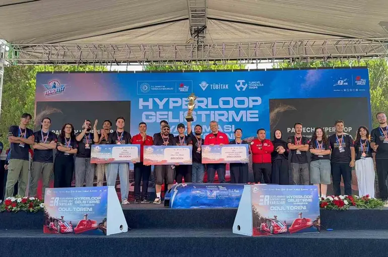 KBÜ’nün PARTECH Hyperloop Takımı Türkiye ikincisi oldu
