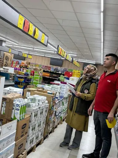 Konya’da ekipler fiyatların peşine düştü