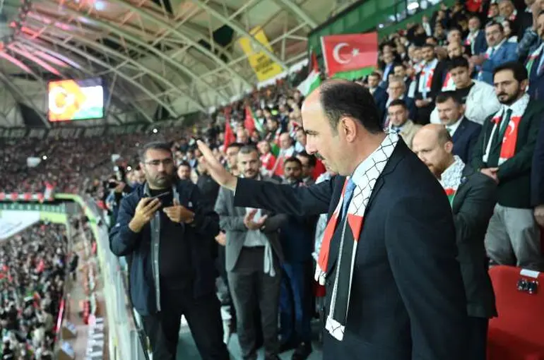 Konyaspor - Filistin Maçı Sonrası Başkan Altay'dan Teşekkür Mesajı