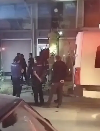 Kütahya’da beyaz eşya servisinde yangın
