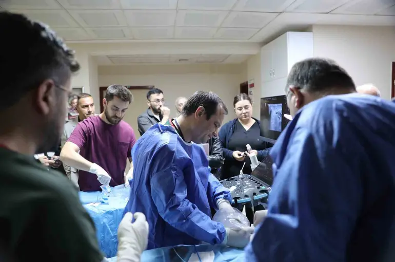 Kütahya’da uluslararası hekimlere ’mikrodalga ablasyon’ eğitimi
